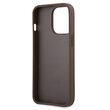 Husa iPhone 13 Pro Guess PU 4G Metal Logo Maro