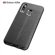 Husa Samsung Galaxy A20e Lemontti Litchi Black