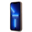 Husa iPhone 13 Pro Guess 4G Saffiano Double Card Maro