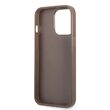 Husa iPhone 13 Pro Guess 4G Saffiano Double Card Maro