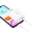Incarcator Priza Ugreen Quick Charger 36W, 2 x USB 5V/3A, Alb
