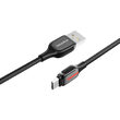 Cablu Borofone BU14 Heroic USB la MicroUSB, 1.2m Negru
