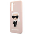 Husa Samsung Galaxy S21 Plus G996 Karl Lagerfeld Silicon Ikonik Roz