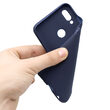 Husa Huawei P Smart (2019) Lemontti Silicon Silky Albastru Inchis