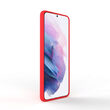Husa Samsung Galaxy S21 Lemontti Liquid Silicon Red