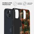 Husa iPhone 14 Burga Dual Layer Morning Commute