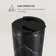 Burga Cana Termos Inox Black Marble, 470ml