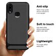 Husa Samsung Galaxy A20 / A30 Lemontti Carbon Fiber Texture Shockproof Black