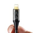 Cablu Mcdodo Amber Series Fast Charging Lightning, 1.2m Black