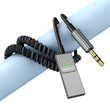 Cablu USB la port Jack 3.5mm Mcdodo Audio Black (bluetooth , 1.7m)
