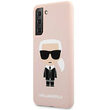 Husa Samsung Galaxy S21 Plus G996 Karl Lagerfeld Silicon Ikonik Roz