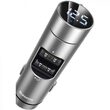 Modulator FM Wireless Charger Baseus Energy Column MP3, display digital, 3.1A, Silver