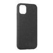 Husa iPhone 11 Pro Meleovo Saffiano Magnetic Black (placuta metalica integrata)