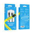 Cablu Borofone BU17 Starlight USB la Lightning, 1.2m, Negru