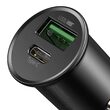 Incarcator Auto Baseus Circular Metal PPS Quick Charger Black
