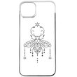 Husa cu Cristale Swarovski iPhone 14 Pro Max Devia Summer Series Protective Silver