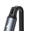 Cablu MicroUSB & Lightning & USB-C Baseus Fabric Grey