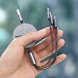 Cablu MicroUSB & Lightning & USB-C Baseus Fabric Grey