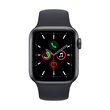 Apple Watch SE, GPS, Carcasa Aluminium 40mm Space Grey, Midnight Sport Band