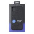 Husa iPhone 11 Pro Meleovo Saffiano Magnetic Black (placuta metalica integrata)