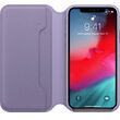 Husa Original iPhone X / XS Apple Leather Folio Lilac