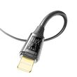 Cablu Mcdodo Amber Series Fast Charging Lightning, 1.2m Black