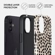 Husa iPhone 12 / 12 Pro Burga Dual Layer Almond Latte