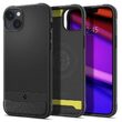 Husa iPhone 14 Spigen Rugged Armor MagSafe Matte Black