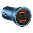 Incarcator Auto Baseus Golden Contactor Pro Dual Quick Charger Blue