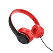 Casti Over-Ear Borofone BO5 Star cu microfon, Jack 3.5mm, Rosu