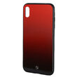 Carcasa Sticla iPhone XS Max Just Must Glass Gradient Red-Black