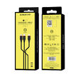 Cablu Borofone BX17 Enjoy 3 in 1 USB la Lightning, MicroUSB si Type-c, 2.4A, 1m, Negru