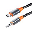 Cablu Type-C la Jack 3.5mm Mcdodo Castle Series 1.2m Black