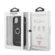 Husa iPhone 13 Mini Guess PU 4G Ring Gri