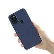 Husa Samsung Galaxy A21s Lemontti Silicon Silky Albastru Inchis