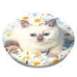 Popsockets PopTop Purr-fect Flower capac de schimb pentru PopGrip
