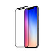 Folie iPhone 11 Pro / XS / X Eiger Sticla 3D Edge to Edge Clear Black (0.33mm, 9H, perfect fit, curv