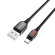 Cablu Borofone BU14 Heroic USB la MicroUSB, 1.2m Negru