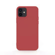 Husa iPhone 12 Mini Lemontti Silicon Soft Slim Santa Red