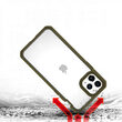 Husa iPhone 11 Pro Max IT Skins Hybrid Solid Kaki & Transparent (antishock)