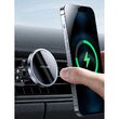 Suport Auto Magnetic cu incarcare Wireless Joyroom, MagSafe, rotatie 360 grade + Cablu Type-C Negru