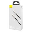 Cablu Type-C la Lightning Baseus Cafule Series Metal Black