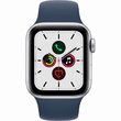 Apple Watch SE, GPS, Carcasa Aluminium 44mm Silver, Abyss Blue Sport Band