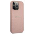 Husa iPhone 13 Pro Guess PU Leather Saffiano Roz
