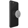 Suport Stand Adeziv Popsocket PopGrip Luxe pentru telefon, Hammered Metal Silver