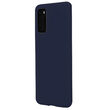 Husa Samsung Galaxy S20 Lemontti Silicon Silky Albastru Inchis