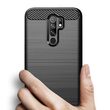 Husa Xiaomi Redmi 9 Lemontti Carbon Case Flexible Negru