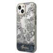 Husa iPhone 14 Plus Guess TPU Toile De Jouy Gri