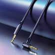 Cablu Jack 3.5mm Mcdodo Audio Diamond Series Right Angle Black