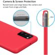 Husa Samsung Galaxy A21s Lemontti Silicon Silky Rosu